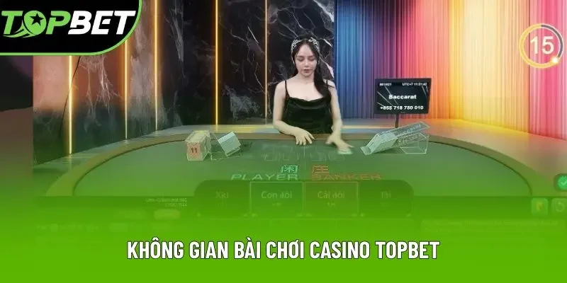 Không gian bài chơi casino Topbet Không gian bài chơi casino Topbet