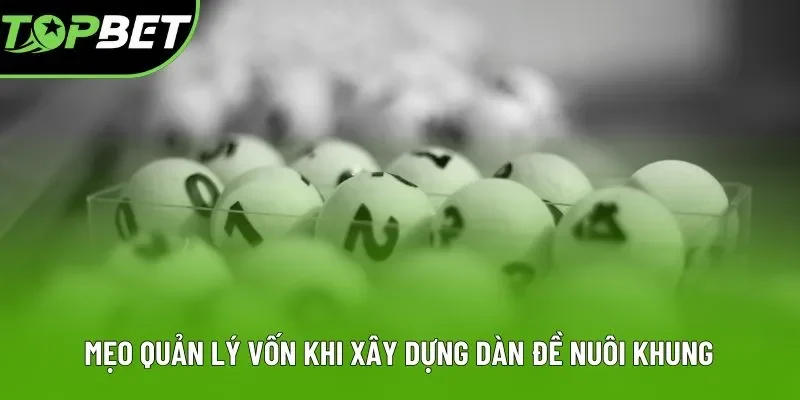 Mẹo quản lý vốn khi xây dựng dàn đề nuôi khung Mẹo quản lý vốn khi xây dựng dàn đề nuôi khung